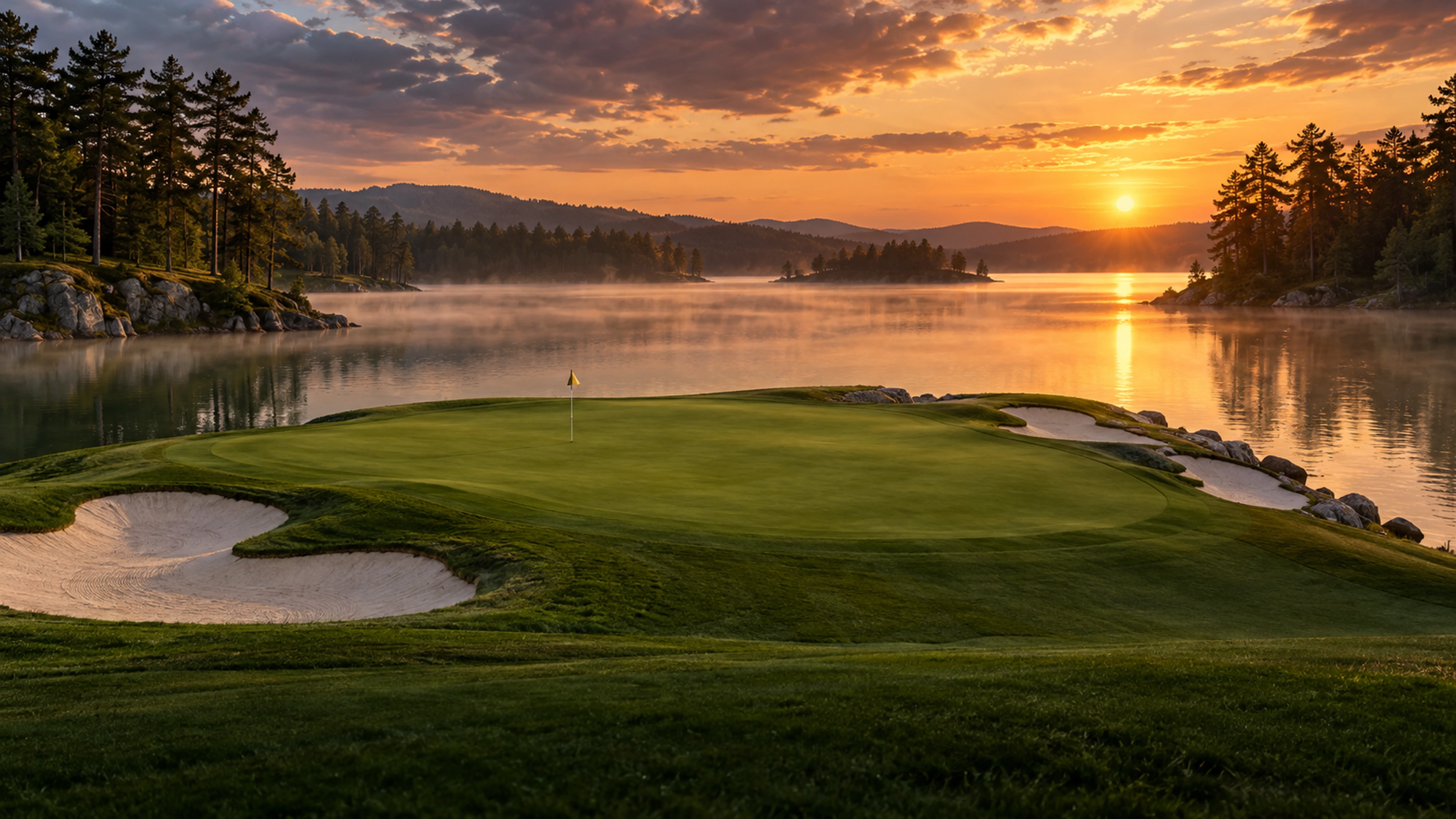 Tournament Course at Sunset